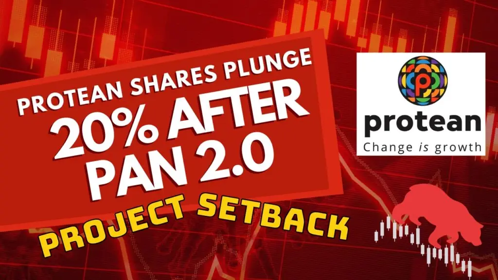 Protean eGOV Shares Plunge 20% After PAN 2.0 Project Setback